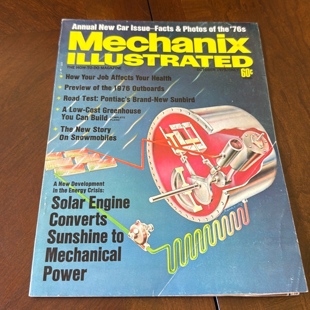 Mechanix Illustrated Magazine October 1975vintage